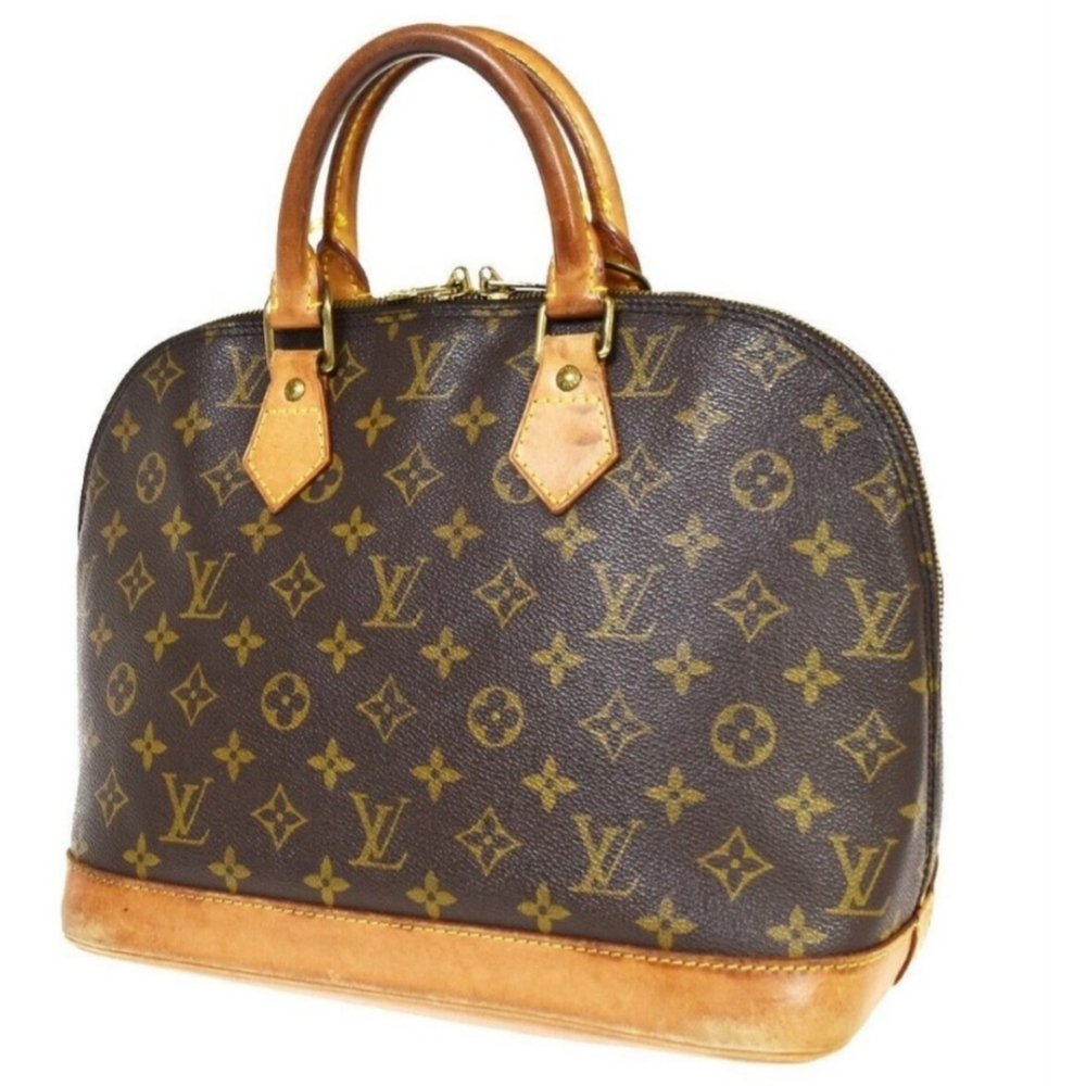 Authentic Louis Vuitton Alma PM Monogram PM Travel Handbag - Ivy